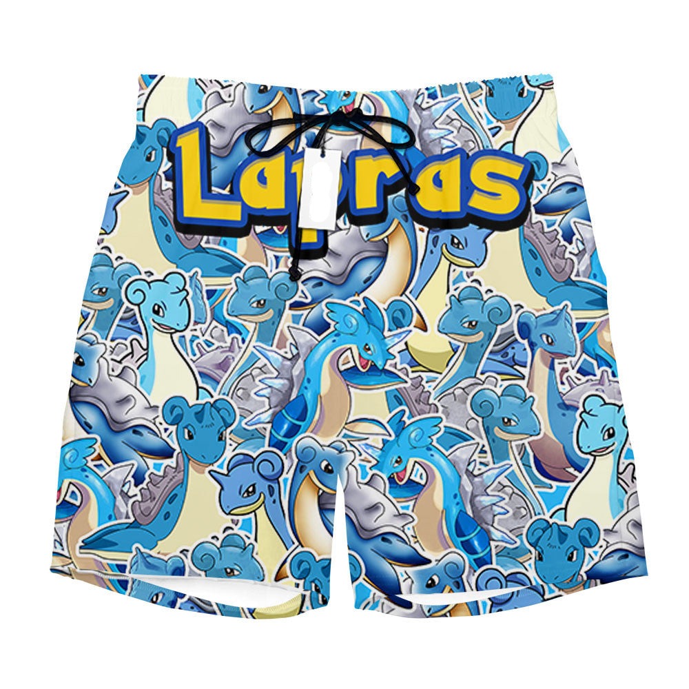 Fun Lapras Graphic Swim Shorts - Comfortable & Stylish Beachwear For Water Adventures - Image 2