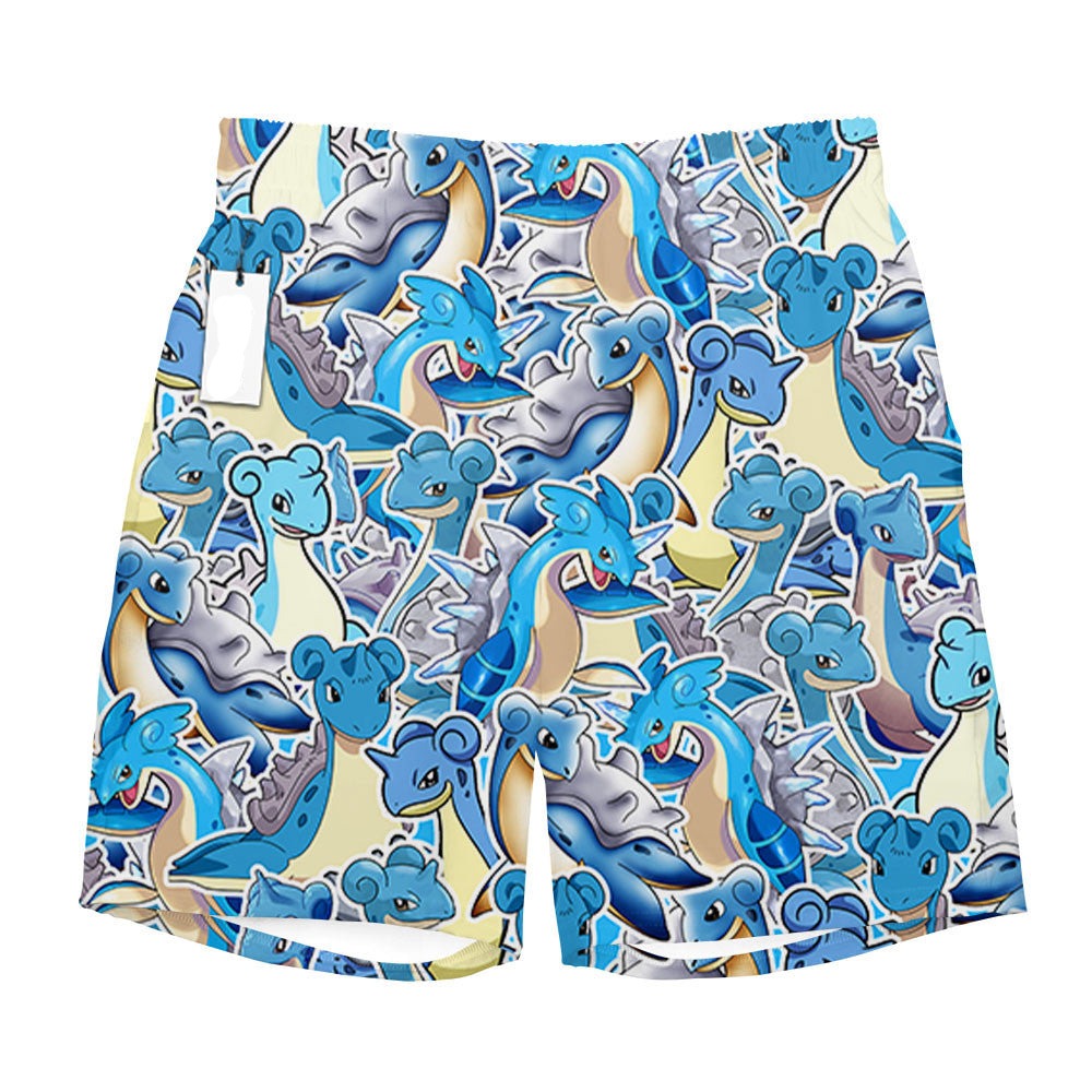 Fun Lapras Graphic Swim Shorts - Comfortable & Stylish Beachwear For Water Adventures - Image 3