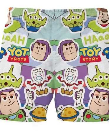 Buzz & Woody Toy Story Men'S Boxer Shorts - Fun Cartoon Print Sleepwear