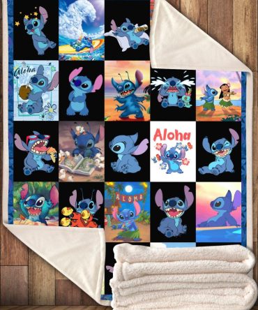 Cozy Stitch Fleece Blanket - Soft, Warm, Perfect Gift For Disney Fans