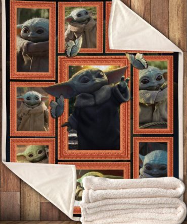 Cozy Baby Alien Blanket – Soft Fleece Throw With Adorable Frames Design For Fans