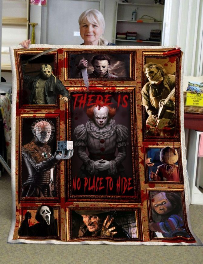 Cozy Horror Movie Quilt Blanket - Iconic Killer Characters For Fans