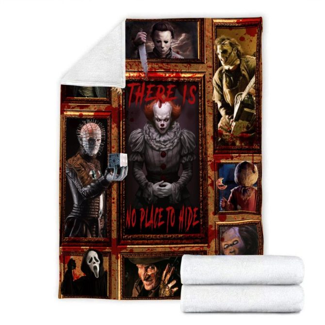 Cozy Horror Movie Quilt Blanket - Iconic Killer Characters For Fans - Image 2