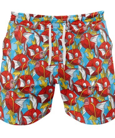 Catch 'Em All Swim Shorts – Vibrant Fish Pattern Beachwear For Fun Summer Vibes