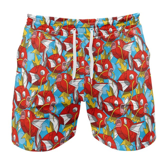 Catch 'Em All Swim Shorts – Vibrant Fish Pattern Beachwear For Fun Summer Vibes