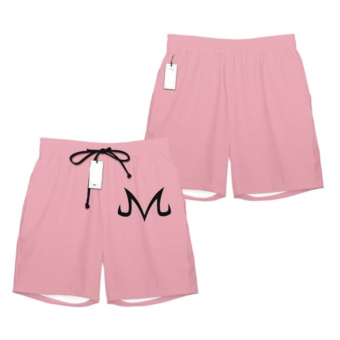 Stylish Pink Athletic Shorts With Logo – Comfortable & Trendy Sportswear For Men