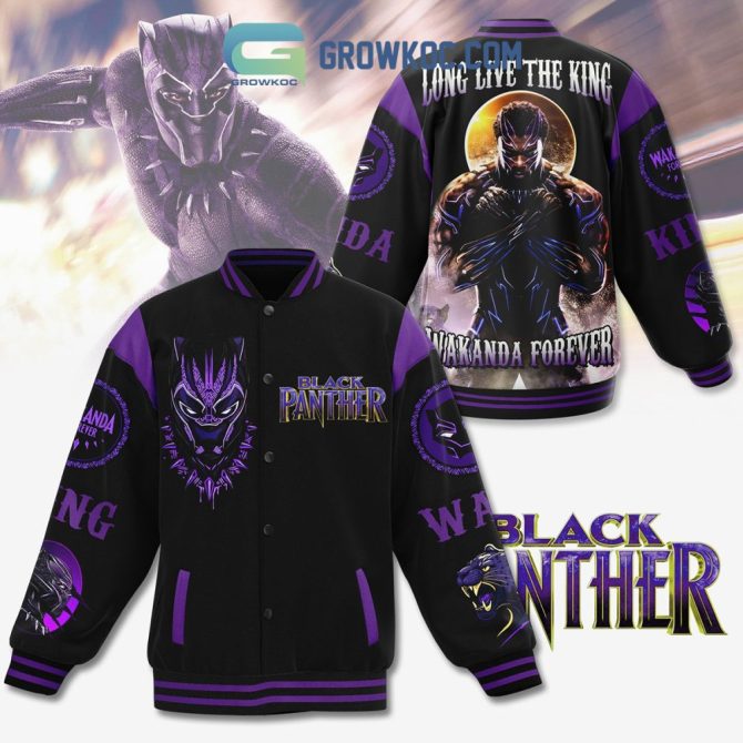 Black Panther Varsity Jacket - Wakanda Forever Style, Unisex, Limited Edition