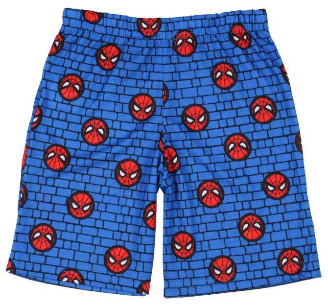 Kids' Marvel Spider-Man Shorts - Vibrant Blue, Comfy & Fun For Playtime Adventures! - Image 2