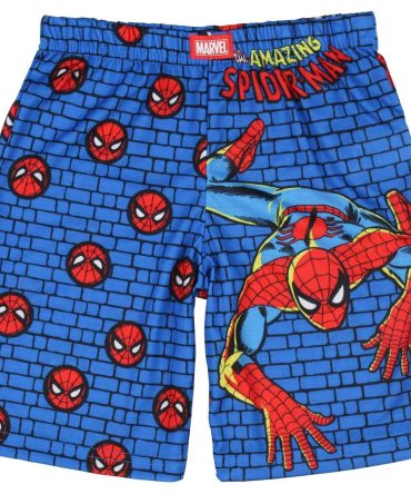 Kids' Marvel Spider-Man Shorts - Vibrant Blue, Comfy & Fun For Playtime Adventures!