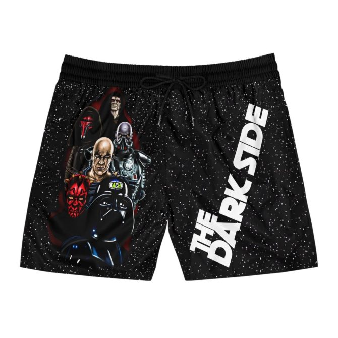 Dark Side Swim Trunks - Galactic Villains Men'S Shorts For Beach & Pool - Image 2