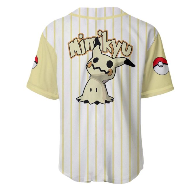 Mimikyu Baseball Jersey - Stylish Unisex Sports Apparel With Iconic Design - Image 3