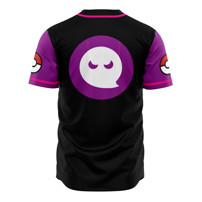 Limited Edition Night Shades Baseball Jersey - Bold Black & Purple Design - Image 2
