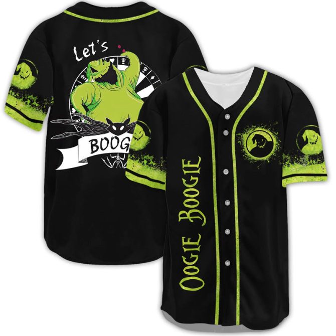 Oogie Boogie Baseball Jersey - Spooky Style For Halloween Fans - Limited Edition