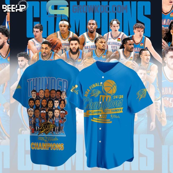 Oklahoma City Thunder Nba Finals 2025 Champions Jersey – Celebrate In Style!