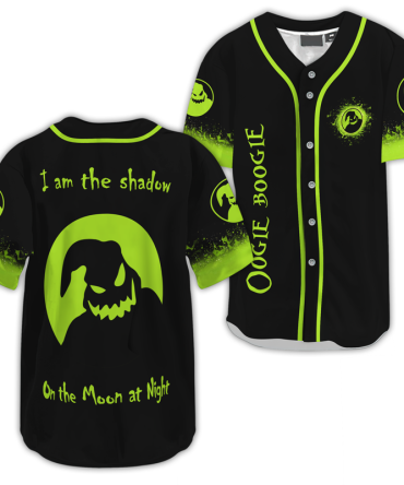 Oogie Boogie Baseball Jersey – Glow-In-The-Dark Halloween Shirt For Fans