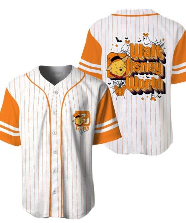 Disney Halloween Baseball Jersey – Celebrate In Style With Pooh & Friends!