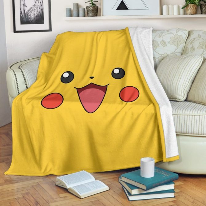 Cozy Pikachu Fleece Blanket - Soft, Warm & Perfect For Fans! - Image 2