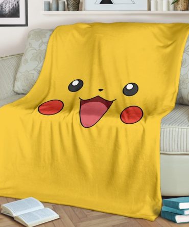 Cozy Pikachu Fleece Blanket - Soft, Warm & Perfect For Fans!