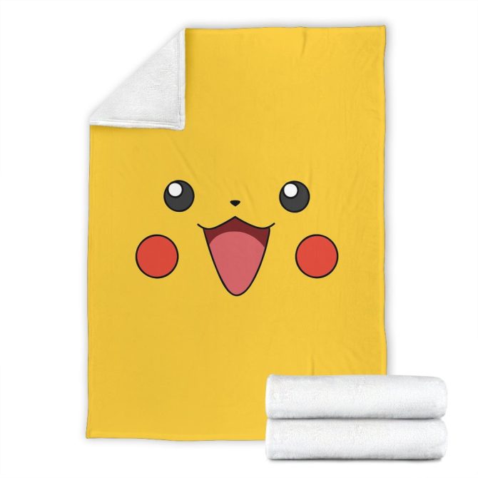 Cozy Pikachu Fleece Blanket - Soft, Warm & Perfect For Fans! - Image 4