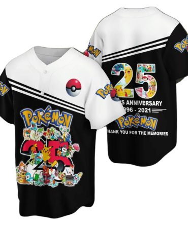 Limited Edition Pokémon 25Th Anniversary Jersey - Celebrate In Style!