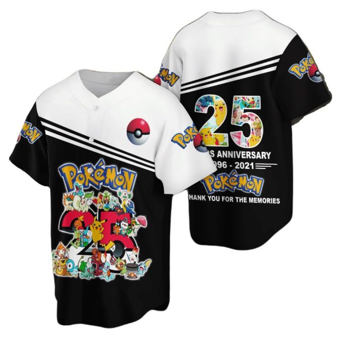 Limited Edition Pokémon 25Th Anniversary Jersey - Celebrate In Style!