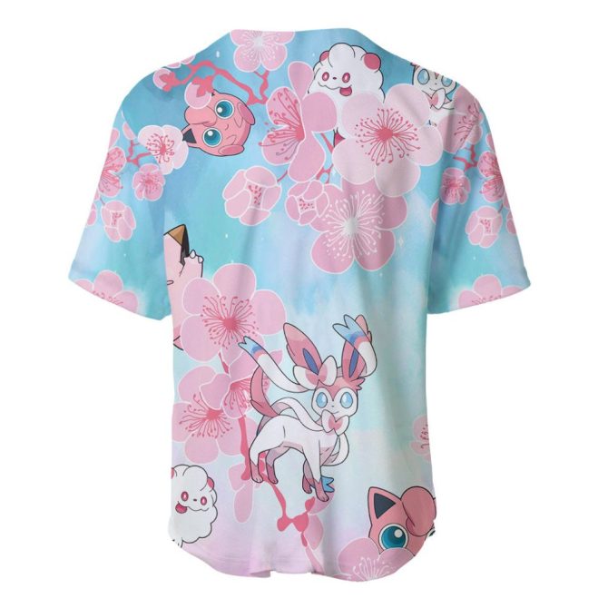 Colorful Anime Floral Shirt – Short Sleeve Casual Unisex Top - Image 3
