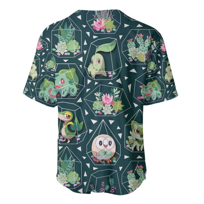 Unisex Botanical Graphic Tee – Cute Cartoon Plant Design, Casual Summer Shirt - Image 3