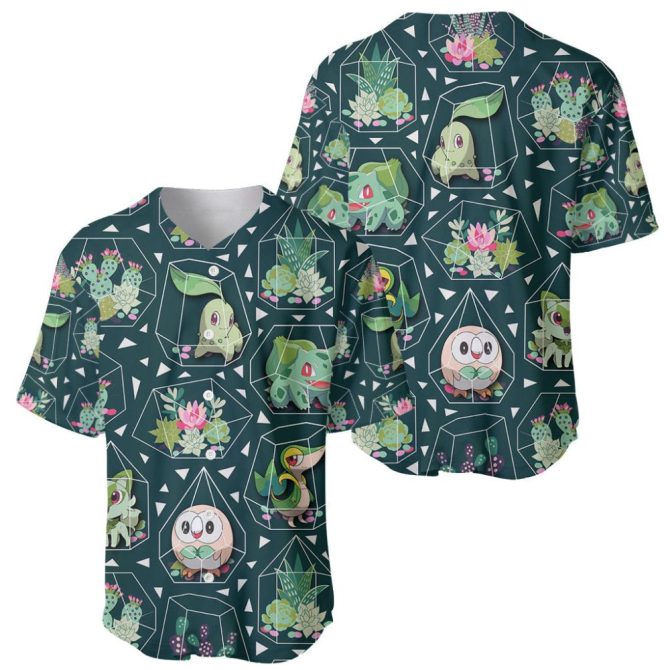 Unisex Botanical Graphic Tee – Cute Cartoon Plant Design, Casual Summer Shirt