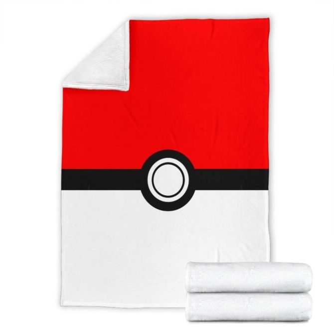 Cozy Pokéball Design Blanket - Soft, Warm & Perfect For Fans , Great Gift Idea! - Image 3