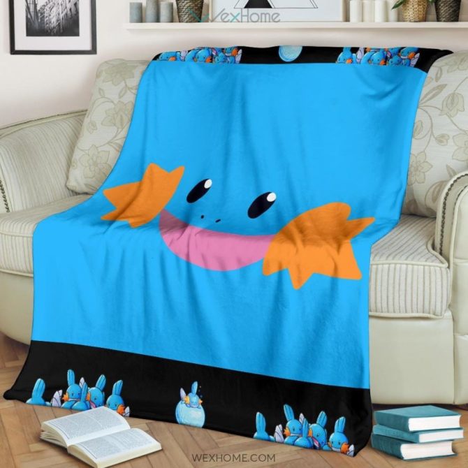 Cozy Blue Cartoon Character Fleece Blanket – Soft, Warm & Perfect For All Ages - Image 2