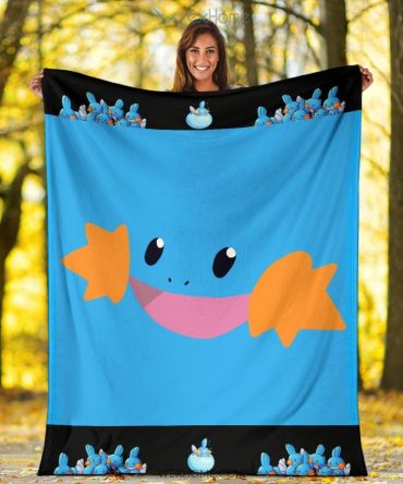 Cozy Blue Cartoon Character Fleece Blanket – Soft, Warm & Perfect For All Ages