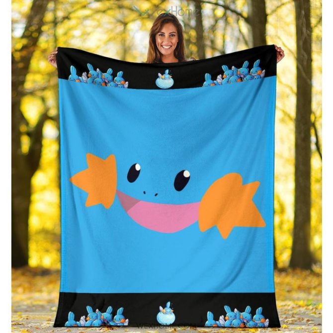 Cozy Blue Cartoon Character Fleece Blanket – Soft, Warm & Perfect For All Ages