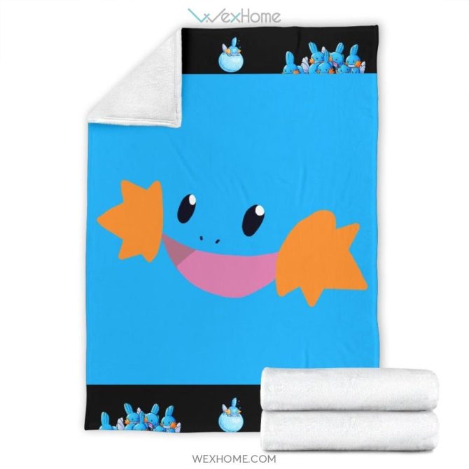 Cozy Blue Cartoon Character Fleece Blanket – Soft, Warm & Perfect For All Ages - Image 3