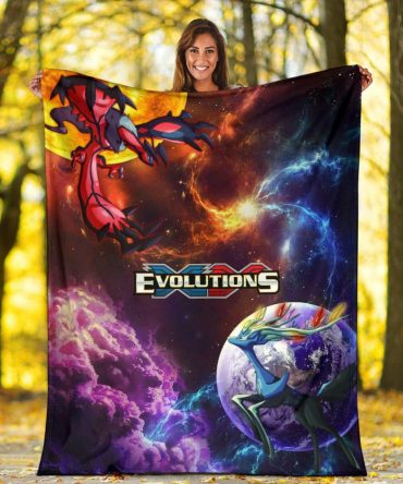 Pkm Blanket Pkm X And Y Evolutions Fantastic Planet Blanket Colorful