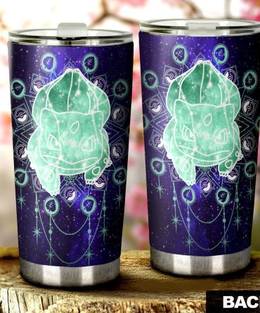 Stainless Steel Tumbler With Galaxy Design - Double Wall Insulated Travel Mug - 20Oz