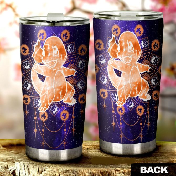 Galaxy Charmander Tumbler - Insulated Travel Mug For Fans , 20Oz Stainless Steel Flask