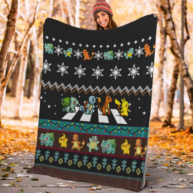 Cozy Pokemon-Themed Blanket – Perfect Gift For Fans , Soft, Warm & Stylish Design