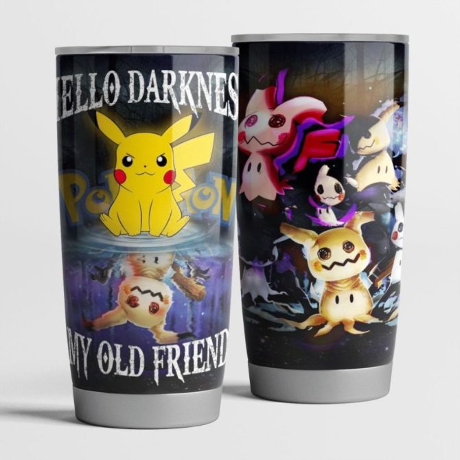 Hello Darkness Pokémon Tumbler - Fun & Spooky Design For Fans