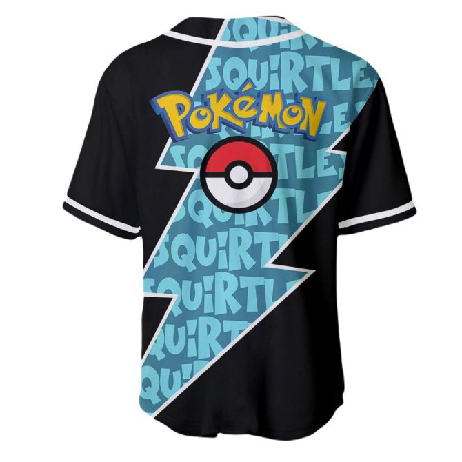Stylish Pokémon Squirtle Jersey Shirt - Vibrant Design For Fans! - Image 3
