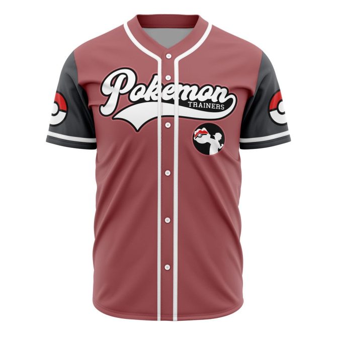 Stylish Pokémon Trainers Baseball Jersey - Unisex Fan Apparel For Game Enthusiasts