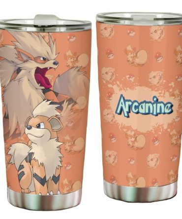 Arcanine Insulated Tumbler - Keep Drinks Hot/Cold In Style , Perfect Gift For Fans