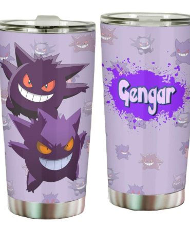 Stay Spooky With Gengar Tumbler – Insulated Travel Mug For Pokémon Fans