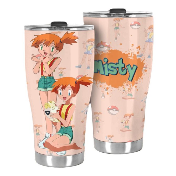 Anime Tumbler - Misty Design , Stainless Steel, Insulated Drinkware For Fans - Image 2