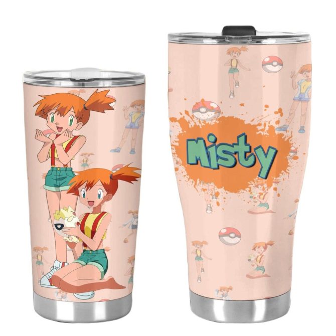 Anime Tumbler - Misty Design , Stainless Steel, Insulated Drinkware For Fans - Image 3