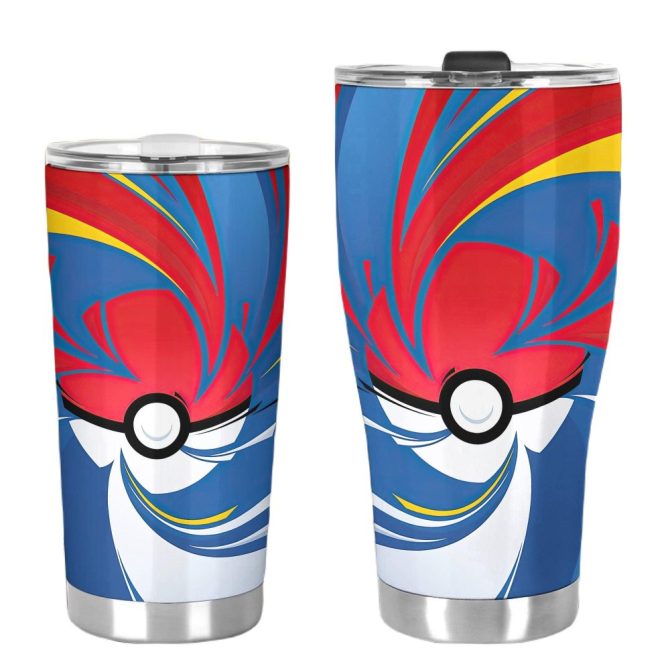 Stainless Steel Travel Tumbler With Colorful Graphic Design - 20Oz, Insulated Mug For Hot & Cold Drinks - Image 3
