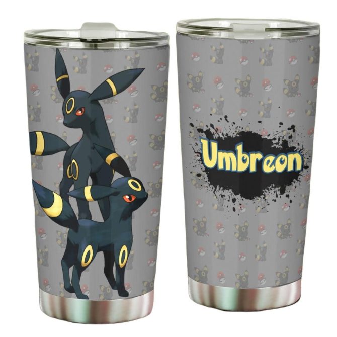 Umbreon Stainless Steel Tumbler - Pokémon Fan Insulated Travel Mug 20Oz
