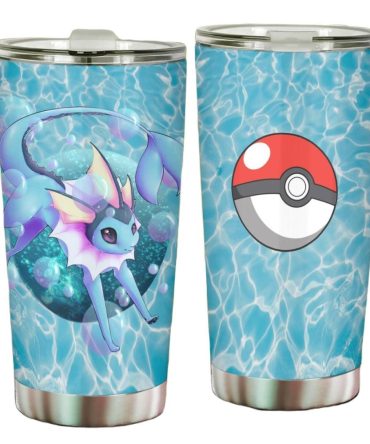Vibrant Aqua Creature Tumbler - Insulated Travel Mug With Iconic Ball Design