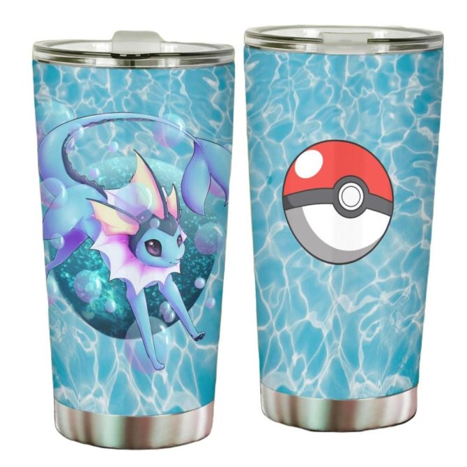 Vibrant Aqua Creature Tumbler - Insulated Travel Mug With Iconic Ball Design
