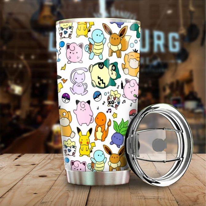 Colorful Cartoon Character Tumbler - Stainless Steel Insulated Cup For Fans - Image 2