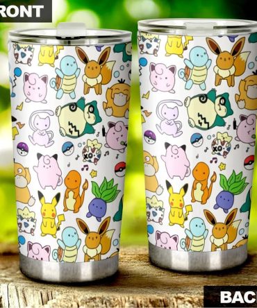 Colorful Cartoon Character Tumbler - Stainless Steel Insulated Cup For Fans